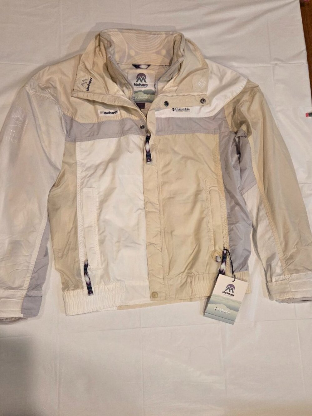 NWT Madhappy x Columbia Bugaboo 3-in-1 Interchange Jacket Chalk Unisex XS S M